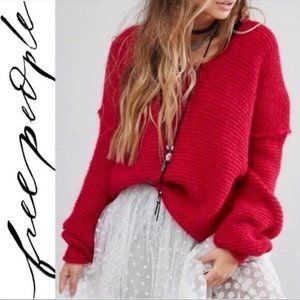 Free People All Mine Oversized Alpaca Sweater XS